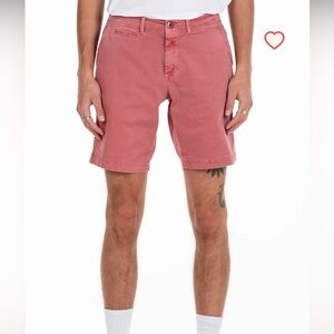 ORIGINAL‎ PAPERBACKS PASTEL PINK WALDEN CHINO SHORTS Size 32 *FLAW